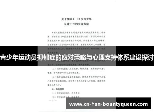 青少年运动员抑郁症的应对策略与心理支持体系建设探讨